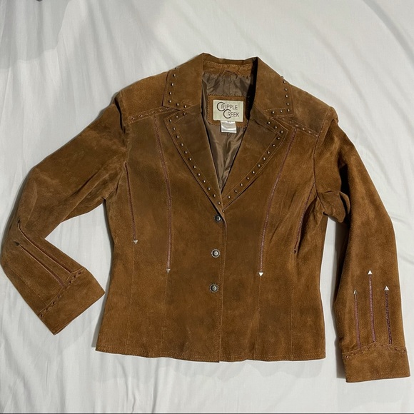 Cripple Creek 100% Genuine Leather Jacket M - Picture 2 of 12
